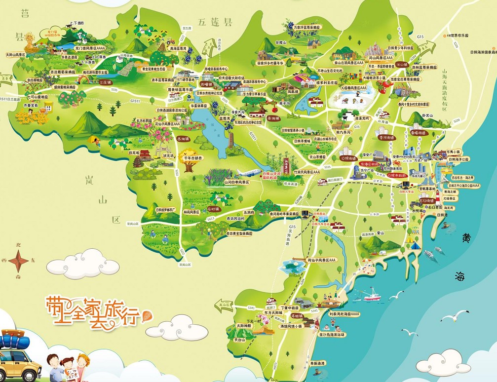 七坊镇景区使用手绘地图给景区能带来什么好处？